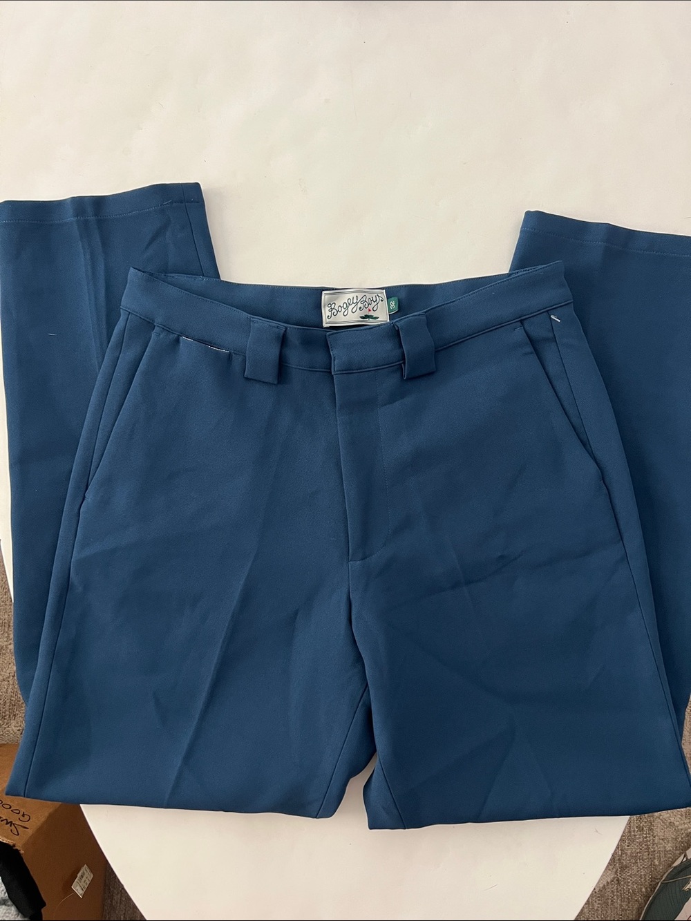 BOGEY BOYS x Macklemore Navy Blue Thick Straight Leg Golf Pants 32 / 31 (Rare) - Picture 8 of 12